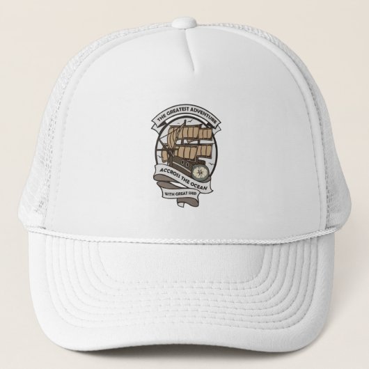 Het grootste avontuur trucker pet (Voorkant)