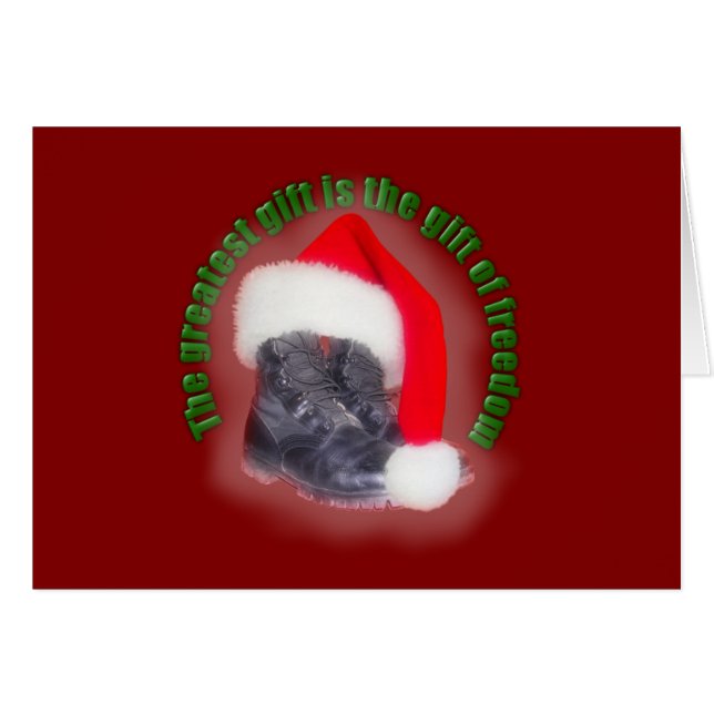 Het grootste cadeau is het geschenk van vrijheid (Voorkant Horizontaal)