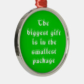 Het grootste cadeau-premium ronde ornament (Rechts)