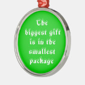 Het grootste cadeau-premium ronde ornament (Links)