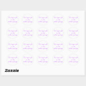 Het grootste cadeau-stickers ronde sticker (Vel)