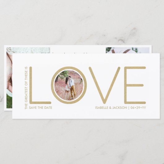 Het grootste deel van deze is Love 3 Photo Unique  (Voorkant / Achterkant)