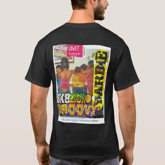 HET GROOTSTE DEEL VAN MIJ. Basic donker T-shirt (Achterkant)