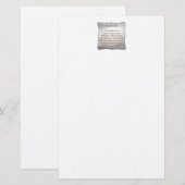 Het grootste gebod briefpapier (Voorkant / Achterkant)