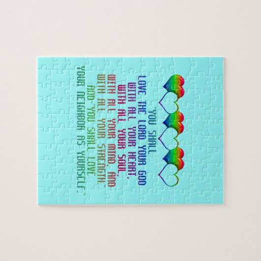 Het grootste gebod legpuzzel (Horizontaal)