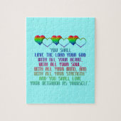 Het grootste gebod legpuzzel (Verticaal)