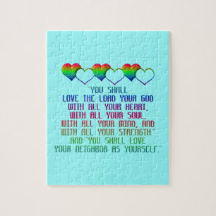 Het grootste gebod legpuzzel