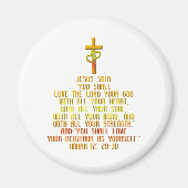 Het grootste gebod magneet (Voorkant)