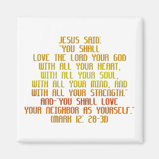 Het grootste gebod magneet