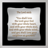 Het grootste gebod poster (Voorkant)