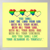 Het grootste gebod poster (Voorkant)