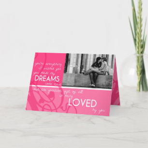 Het grootste geschenk   Foto Valentijnsdag Kaart