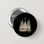 Het Grootste Geschenk Is Jezus Christmas Kerstvaka Ronde Button 5,7 Cm (Voorkant /achterkant)