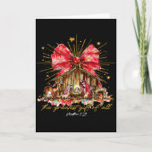 Het Grootste Geschenk Van Alle Geboorte Scene Chri Kaart (Voorkant)