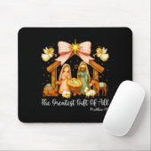 Het Grootste Geschenk Van Alle Kerststal Christeli Muismat (Met muis)