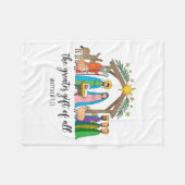 Het Grootste Geschenk Voor Alle Kerst Nativiteit J Fleece Deken (Voorkant (Horizontaal))