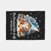 Het Grootste Geschenk Voor Alle Kerst Nativiteit J Fleece Deken (Voorkant (Horizontaal))