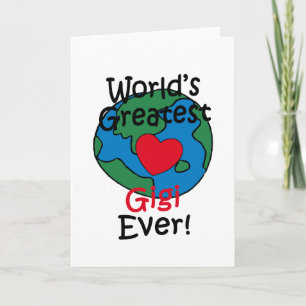 Het Grootste Hart Gigi van de wereld Kaart