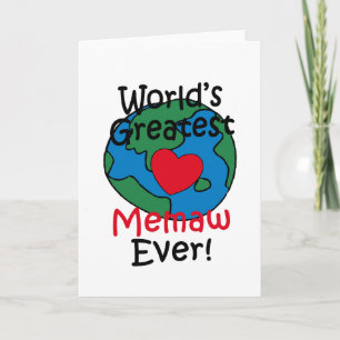 Het Grootste Hart Memaw van de wereld Kaart