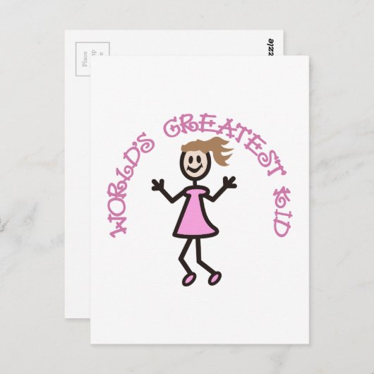 Het grootste Kind ter wereld Briefkaart (Voorkant / Achterkant)