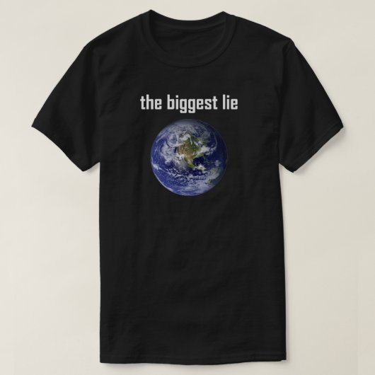 Het grootste leugenachtige T-shirt (Design voorkant)