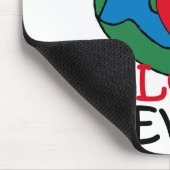 Het grootste Lola-hart ter wereld Muismat (Hoek)