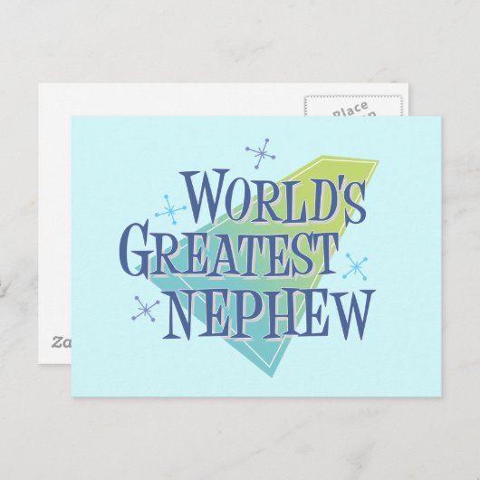 Het grootste Nephew ter wereld Briefkaart (Voorkant / Achterkant)