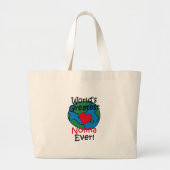Het grootste nonna-hart ter wereld grote tote bag (Voorkant)