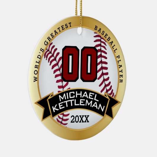 Het grootste Ornament van honkbalspeler ter wereld (Rechts)