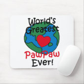 Het grootste Paw-hart ter wereld Muismat (Met muis)