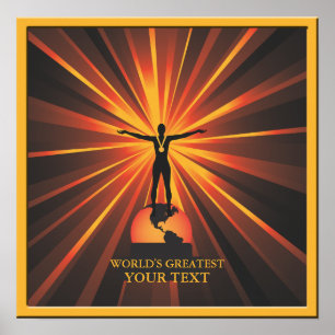 Het grootste Poster van de Trofie van de Wereld va