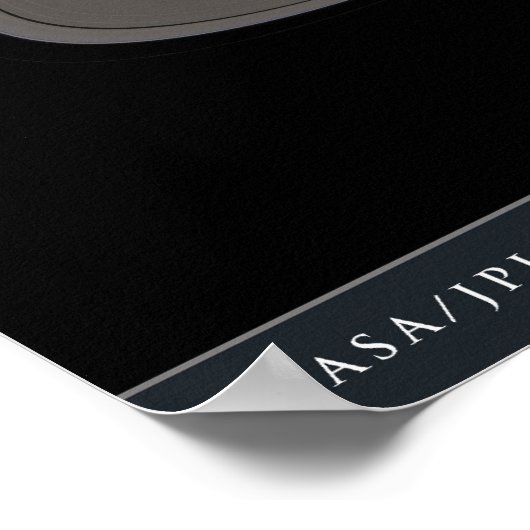 Het grootste Saturnusportret Poster (Hoek)