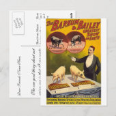 Het grootste show van Barnum en Bailey op aarde — Briefkaart (Voorkant / Achterkant)