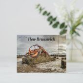 Het grootste standbeeld ter wereld is New Brunswic Briefkaart (Staand voorkant)