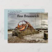 Het grootste standbeeld ter wereld is New Brunswic Briefkaart (Voorkant / Achterkant)