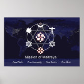 Het grootste teken boven de aarde poster (Voorkant)