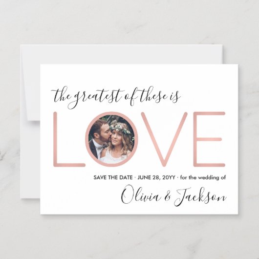 Het grootste van deze is het liefdeshuwelijk spare magnetische uitnodiging (Voorkant)
