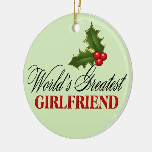 Het grootste Vriendin ter wereld Keramisch Ornament (Links)