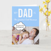 Het grootste wenskaart van de vaders douane kaart (Gele Bloem)