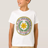 Het grootzegel van de Cherokee Nation Oklahoma T-shirt (Voorkant)