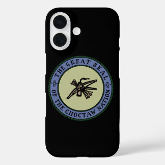 Het Grootzegel van de Choctaw Natie iPhone 16 Hoesje
