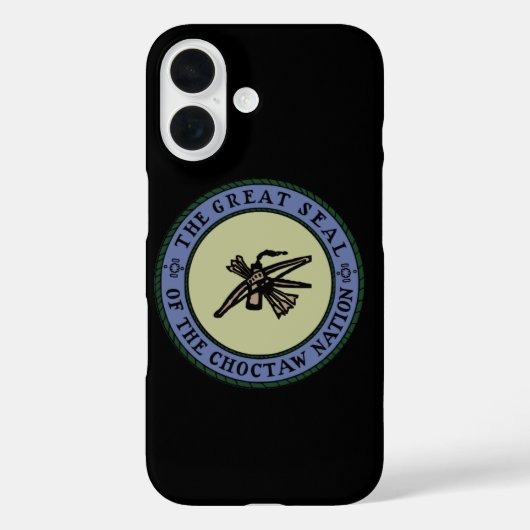 Het Grootzegel van de Choctaw Natie Case-Mate iPhone Case (Achterkant)