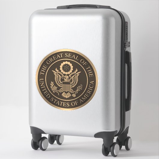 Het Grootzegel van de Verenigde Staten van Amerika Sticker (Koffer)