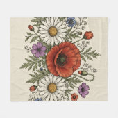 Het Groovy Droomweide Vliesdeken Fleece Deken (Voorkant (Horizontaal))
