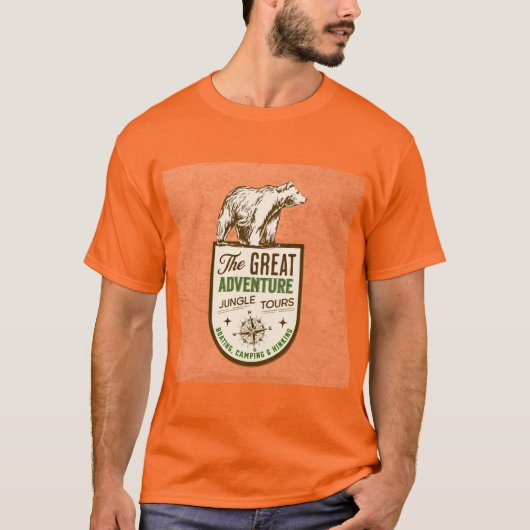 Het grote avontuur oerwoud tourt mannen T-Shirt (Voorkant)