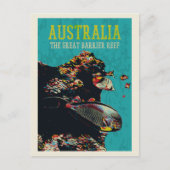 Het grote barrièrerif, Australië Briefkaart (Voorkant)