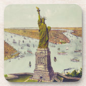 Het grote Bartholdi-beeld, Vrijheidsbeeld Bier Onderzetter (Voorkant)