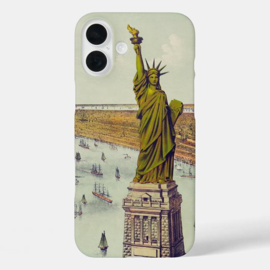 Het grote Bartholdi-beeld, vrijheidsbeeld Case-Mate iPhone Case (Achterkant)