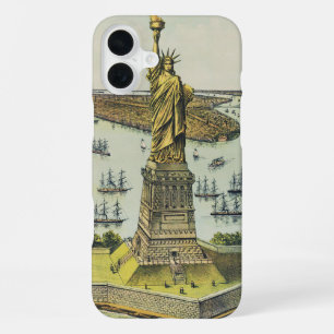 Het grote Bartholdi-beeld, Vrijheidsbeeld iPhone 16 Plus Hoesje