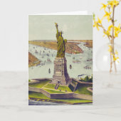Het grote Bartholdi-beeld, Vrijheidsbeeld Kaart (Gele Bloem)